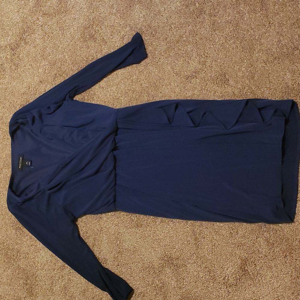 White House Black Market Blue Dress